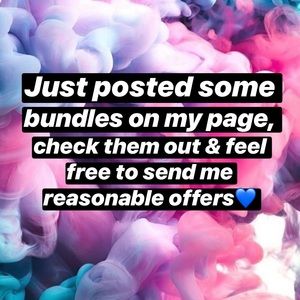 New clothes posted to my closet💜💗💙